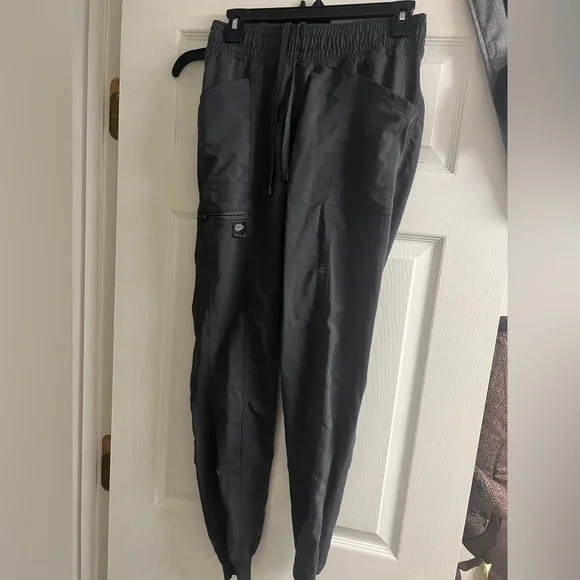 Dickies Women's Charcoal Jogger Pants - Picture 2 of 4